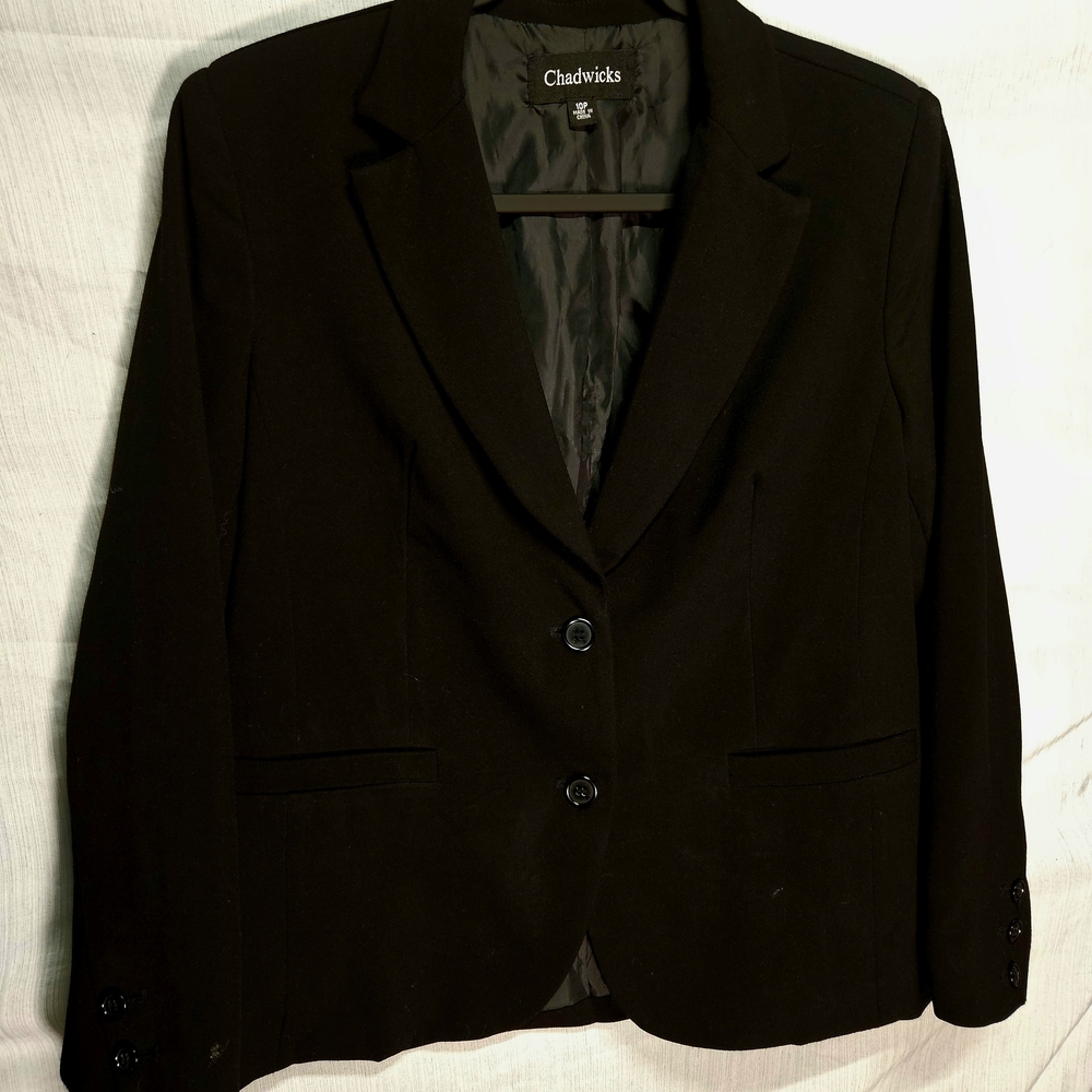 Chadwicks Elegant Black Blazer